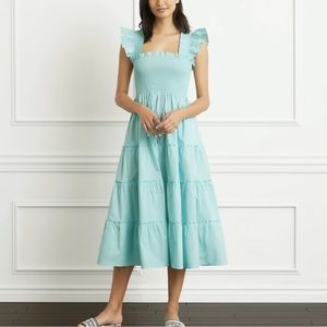 Hill House Turquoise Ellie Nap Dress Size Medium